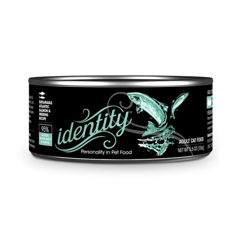 Identity 95% Sustainable Atlantic Salmon & Herring Pate Wet Cat Food 5.5oz Can