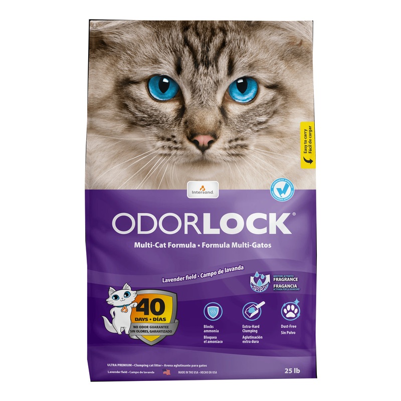 Intersand Odorlock Lavender Field Clumping Cat Litter 25lb