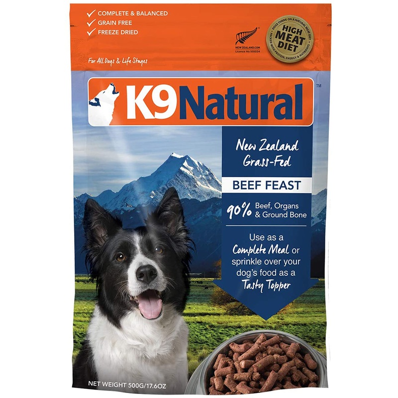 K9 Natural Freeze Dried Beef Feast Dry Dog Food 1.1lb