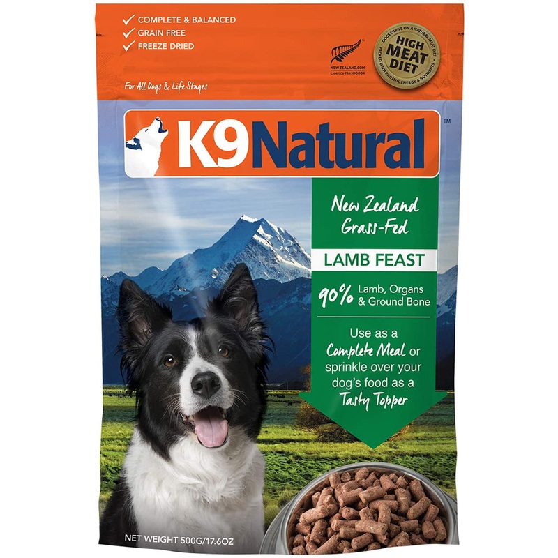 K9 Natural Freeze Dried Lamb Feast Dog Food 1.1lb