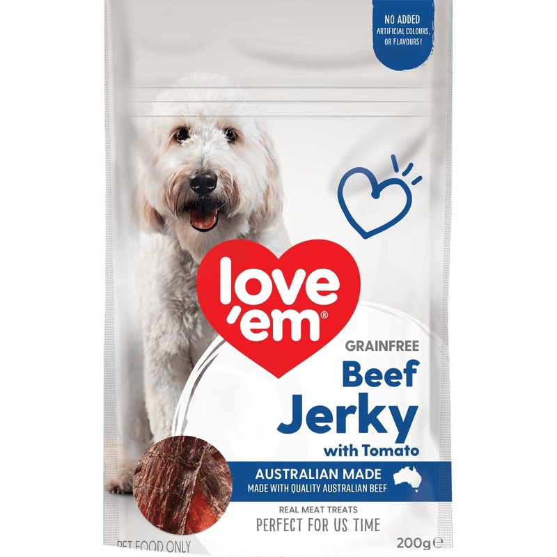 Love Em Beef & Tomato Jerky 200g