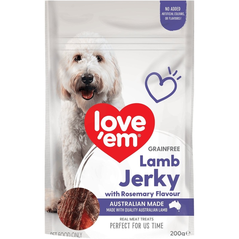 Love Em Lamb & Rosemary Jerky 200g