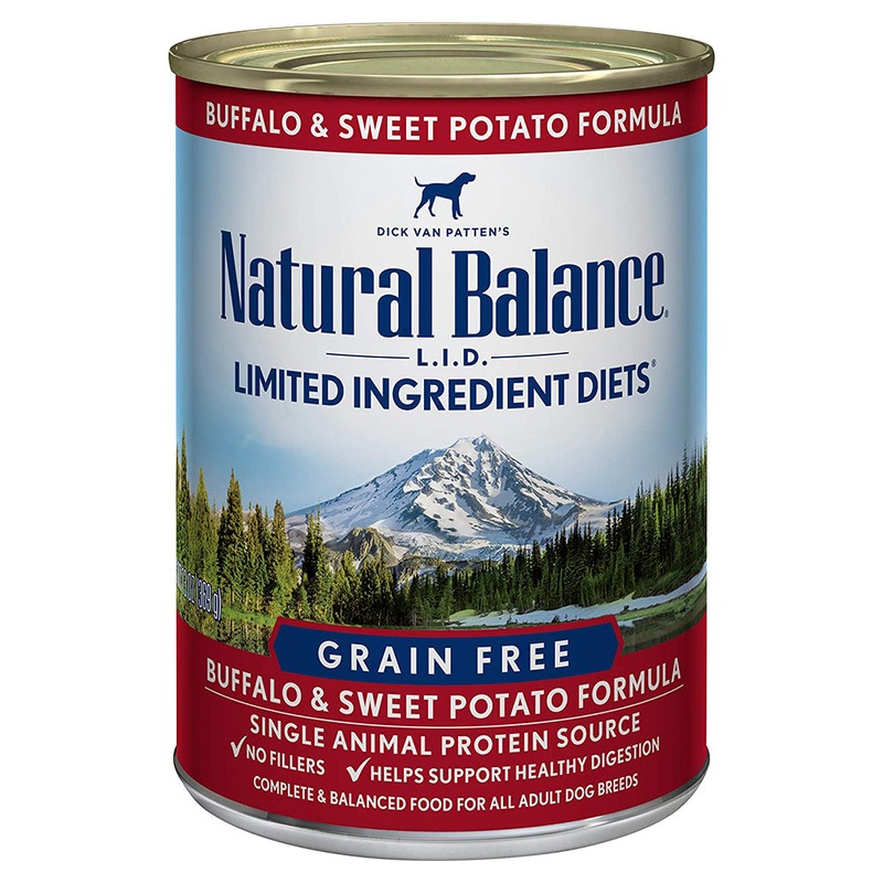 Natural Balance LID Limited Ingredient Diet Wet Dog Food - Buffalo & Sweet Potato Formula - 13oz Can