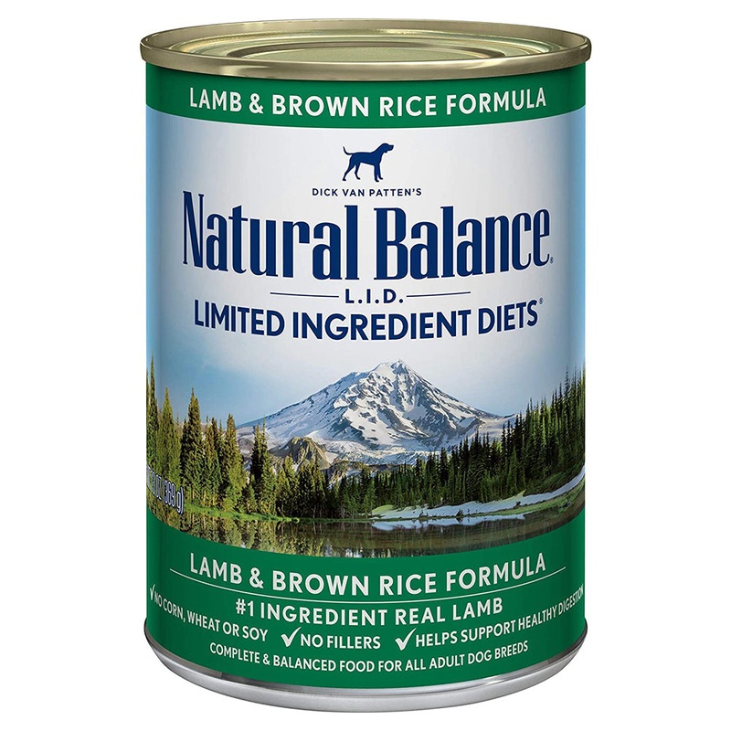 Natural Balance LID Limited Ingredient Diets Wet Dog Food - Lamb & Brown Rice - 13oz Can