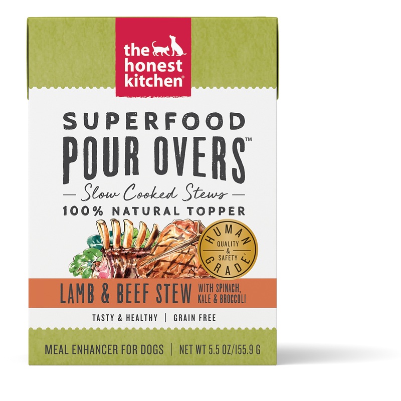 The Honest Kitchen Pour Overs Superfood Dog Food Toppers - Lamb & Beef - 5.5oz