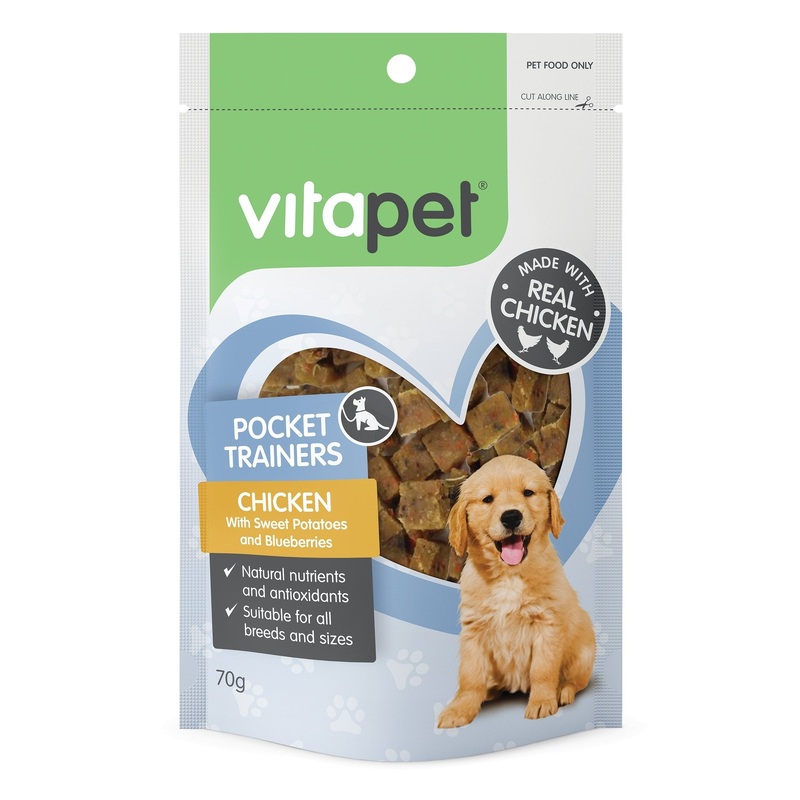 Vitapet Pocket Trainers Chicken With Sweet Potato 70g