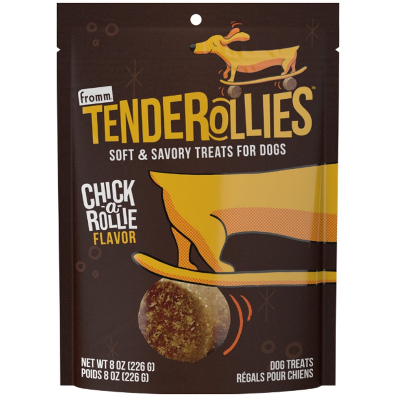 Fromm Tenderollies Soft & Savory Dog Treats - Chick-a-Rollie - 8oz Pouch