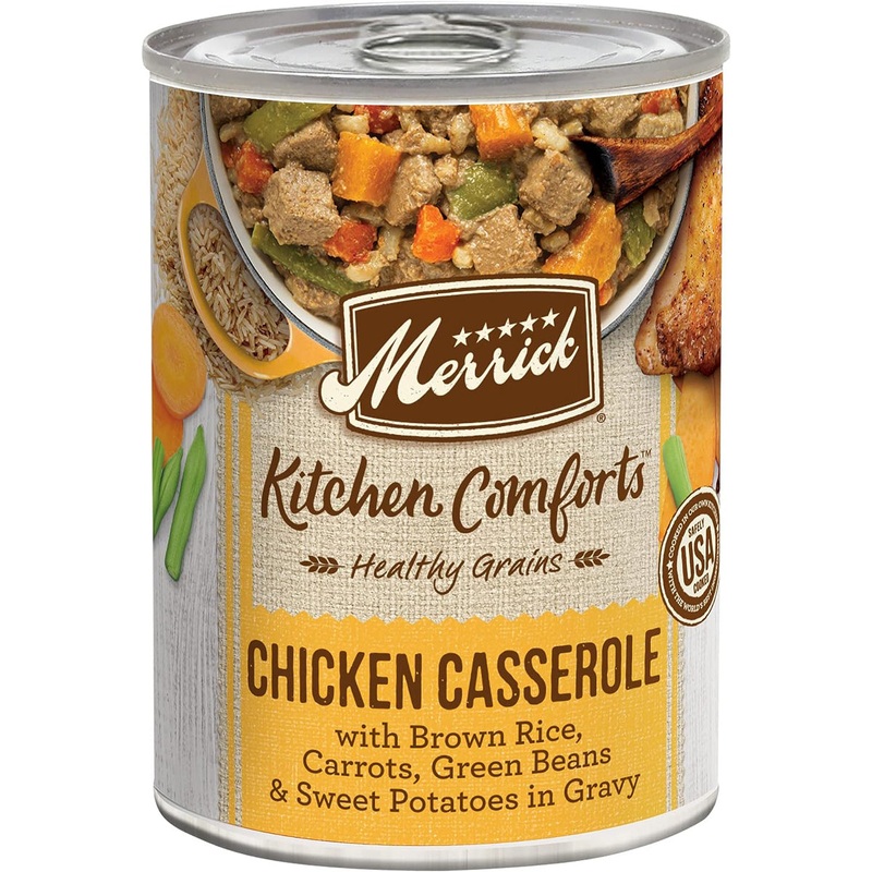 Merrick Kitchen Comforts Chicken Casserole Canned Dog Food 12.7oz