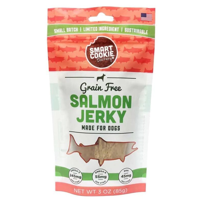 Smart Cookie Grain Free Alaskan Salmon Jerky Dog Treats 3oz