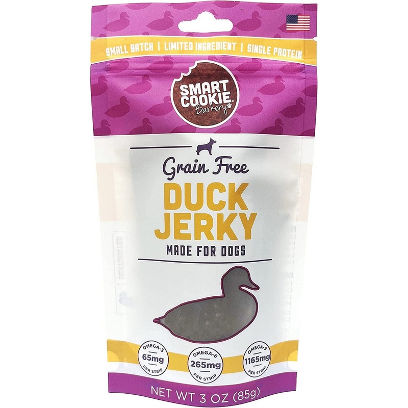 Smart Cookie Grain Free Duck Jerky Dog Treats 3oz