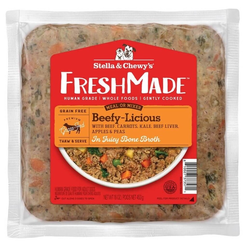 Stella & Chewy's Freshmade Beefy-Licious Beef Dog Food 16oz
