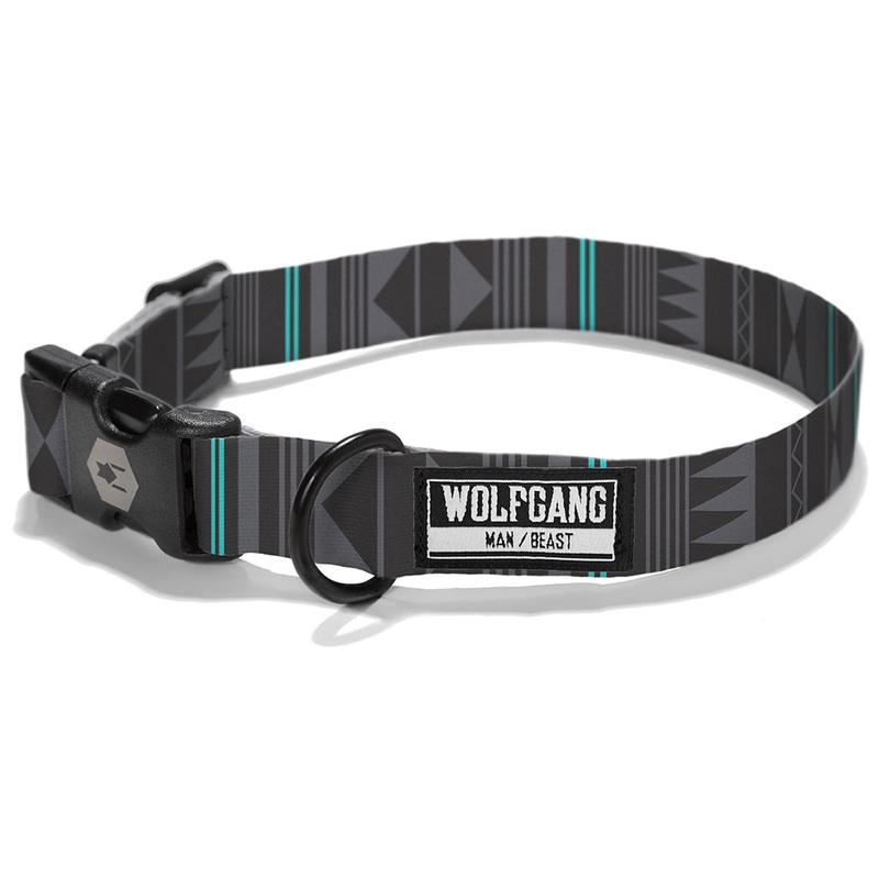 Coastal Drop Wolfgang Venture NightOwl Large Dog Collar 18-26"