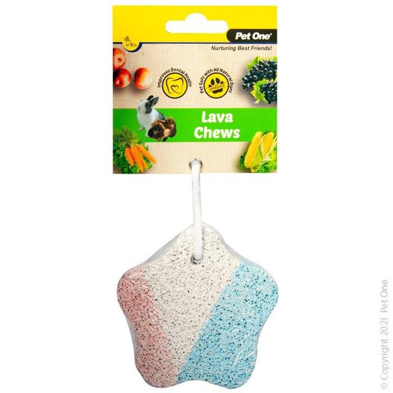 Pet One Lava Star Chew Hanging 30g