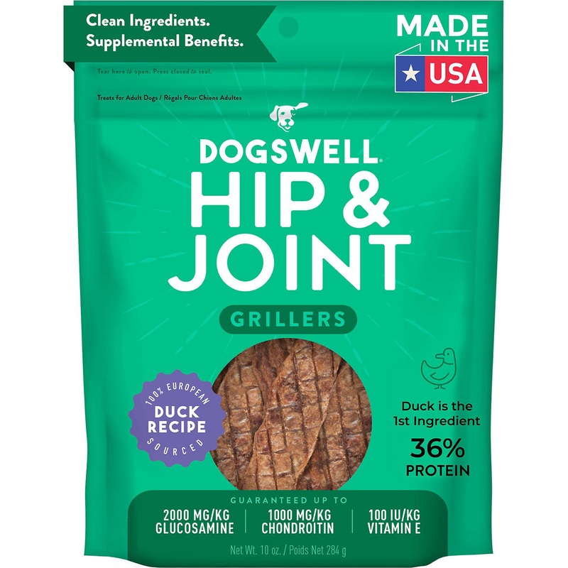 Dogswell Hip & Joint Duck Grillers Dog Treats 10Oz