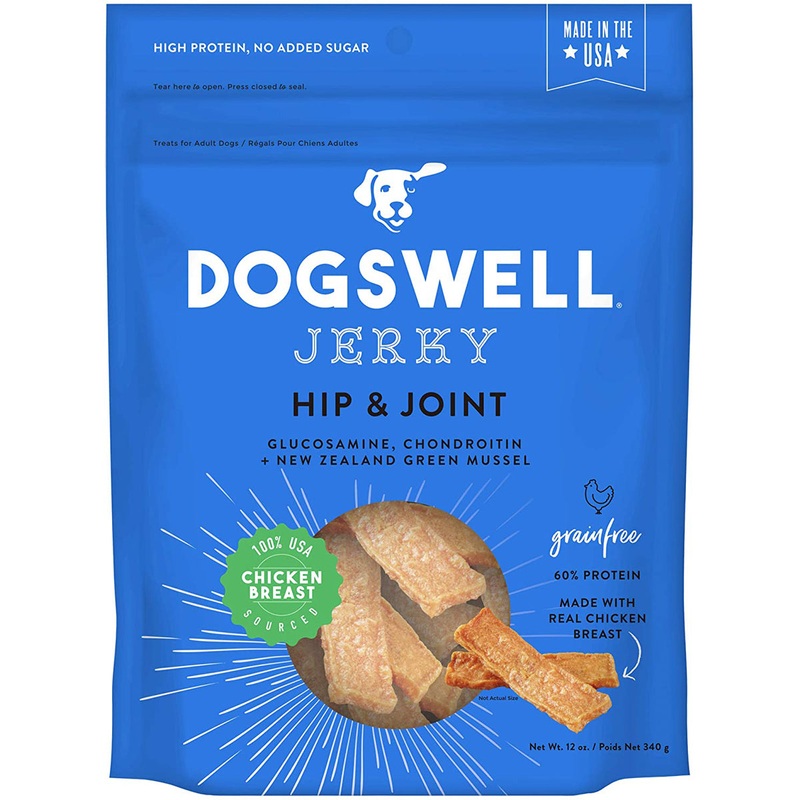 Dogswell Hip & Joint Grain Free Chicken Jerky Dog Treats 12oz