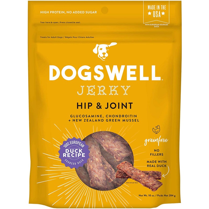 Dogswell Hip & Joint Grain Free Duck Jerky Dog Treats 10oz