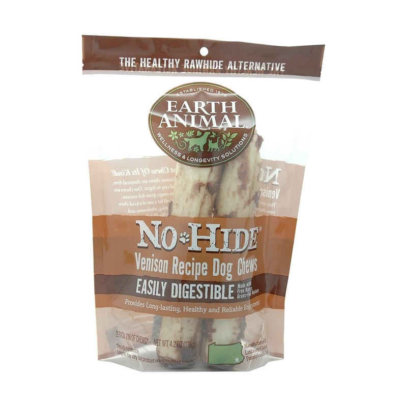 Earth Animal No-Hide Venison Chew 7" 2Pk