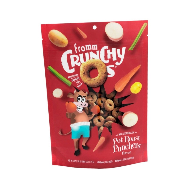 Fromm Crunchy O's Pot Roast Punchers Dog Treats Beef & Pork - 6oz Bag