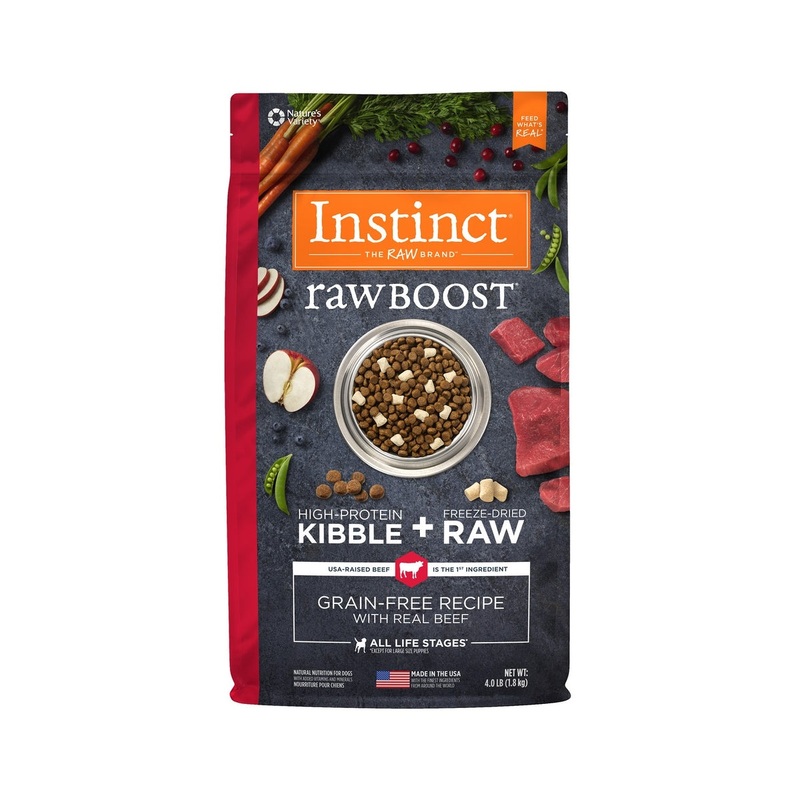 Instinct Nature's Variety Raw Boost Real Beef Dog Food 20lb