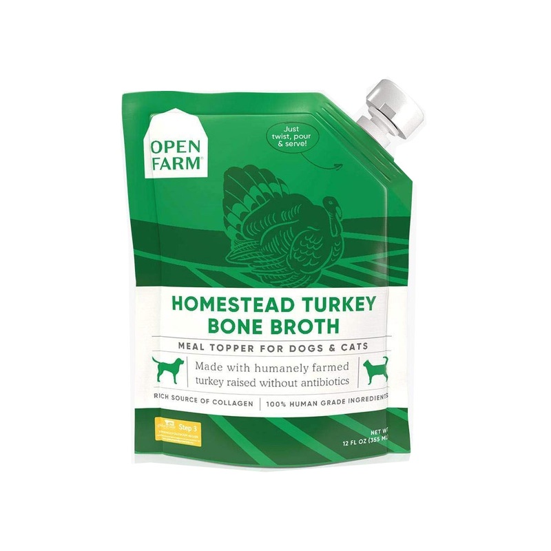 Open Farm Homestead Turkey Bone Broth for Dogs 12oz