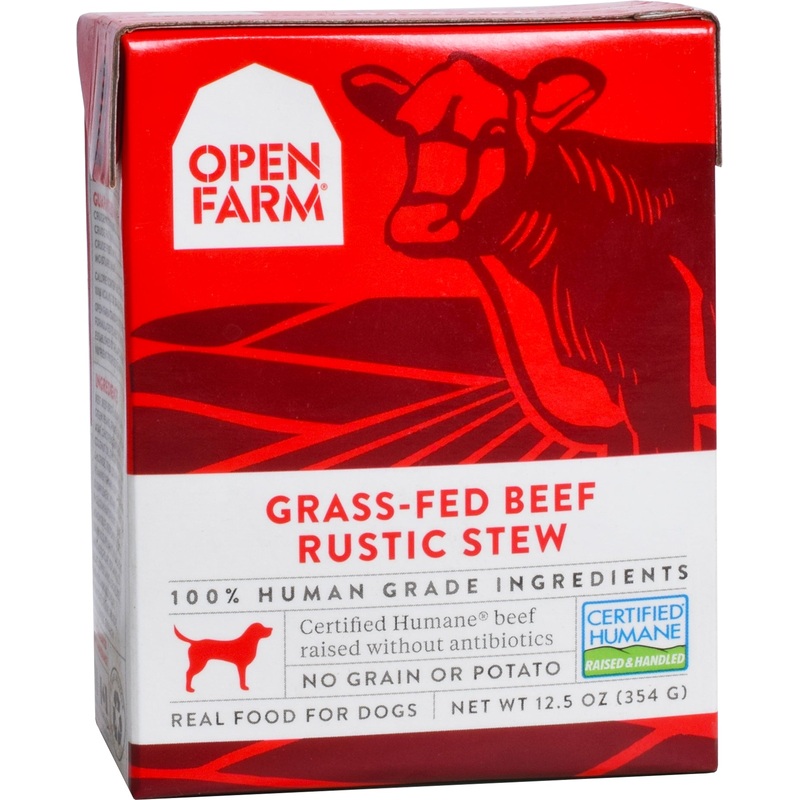 Open Farm Rustic Stew Wet Dog Food 12.5oz - Grass-Fed Beef Rustic Stew - Tetra Pak