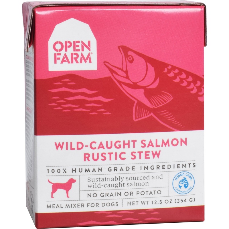 Open Farm Rustic Stew Wet Dog Food - Wild-Caught Salmon Rustic Stew - 12.5oz Tetra Pak