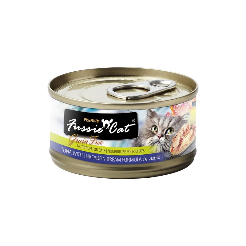 Fussie Cat Premium Wet Cat Food - Tuna & Threadfin Beam - 3oz Can