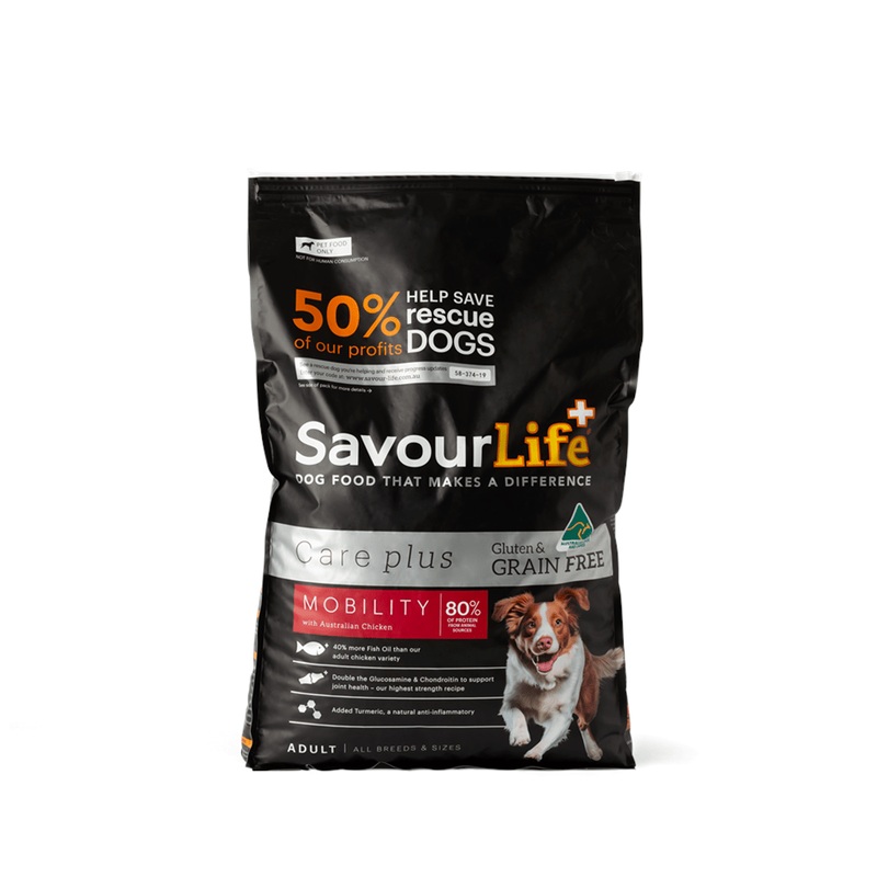 SavourLife Grain Free Adult Mobility Chicken Dry Dog Food 10kg