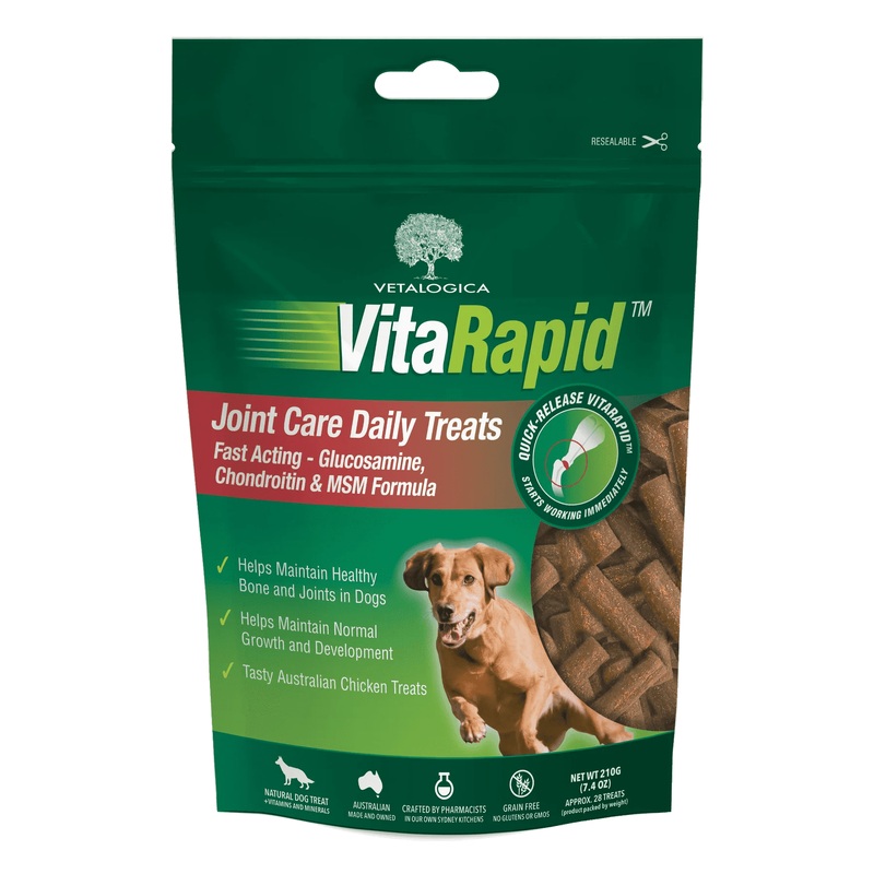 Vetalogica Vitarapid Joint Care Daily Treats for Dogs 210g