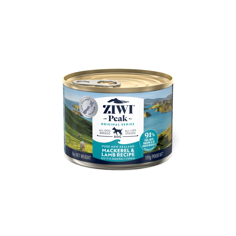 Ziwi Peak Wet Dog Food Mackarel and Lamb Recipe 170g