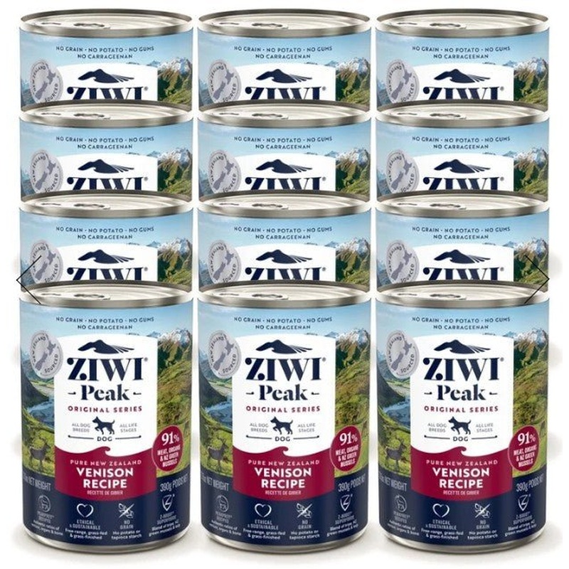 Ziwi Peak Wet Dog Food Venison Dog 12x390g