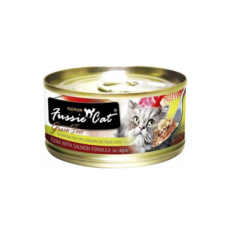 Fussie Premium Cat Wet Cat Food - Tuna & Salmon - 2.8oz Can