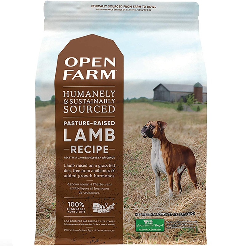 Open Farm Ancient Grains Dry Dog Food - Pasture-Raised Lamb & Ancient Grains - 4lb Bag