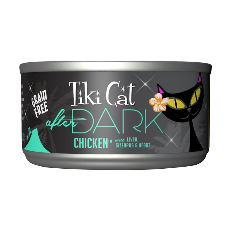 Tiki Cat After Dark Wet Cat Food - Chicken Canned Cat Food 6oz