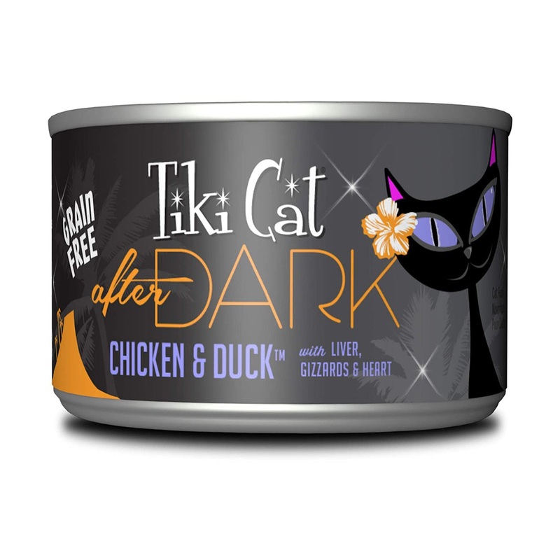 Tiki Cat After Dark Wet Cat Food - Chicken Duck Canned Cat Food 6oz