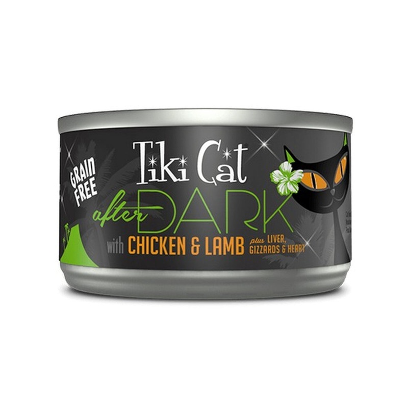 Tiki Cat After Dark Wet Cat Food - Chicken & Lamb Canned Cat Food 5.5oz