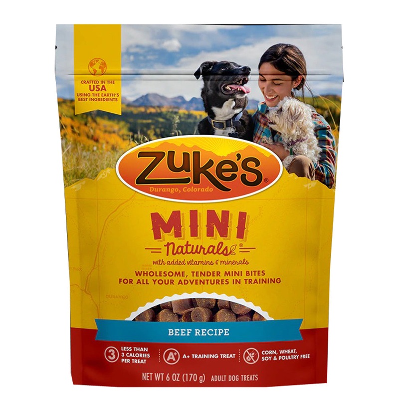 Zuke's Mini Naturals Beef Dog Treats 6oz