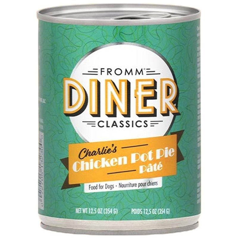Fromm Diner Classics Wet Dog Food - Charlie's Chicken Pot Pie Pate - 12.5oz Can