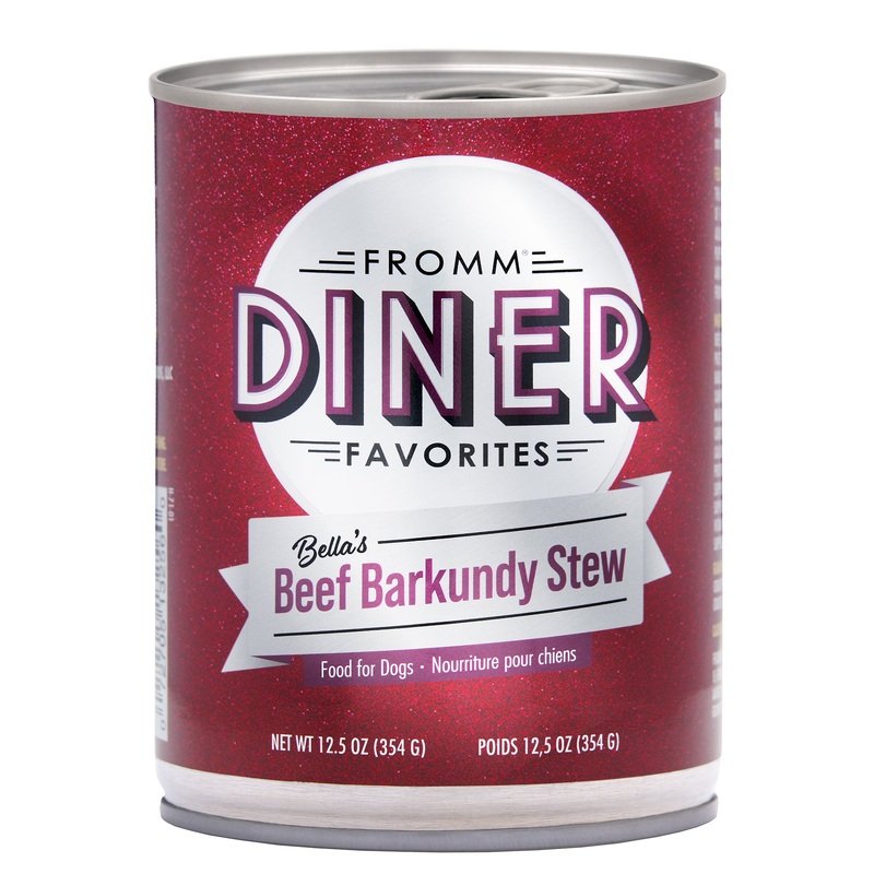 Fromm Diner Favorites Wet Dog Food - Bella's Beef Barkundy Stew - 12.5oz Can