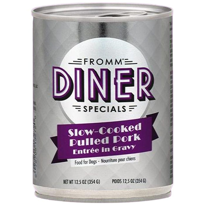 Fromm Diner Specials Wet Dog Food - Slow-Cooked Pulled Pork in Gravy - 12.5oz Can