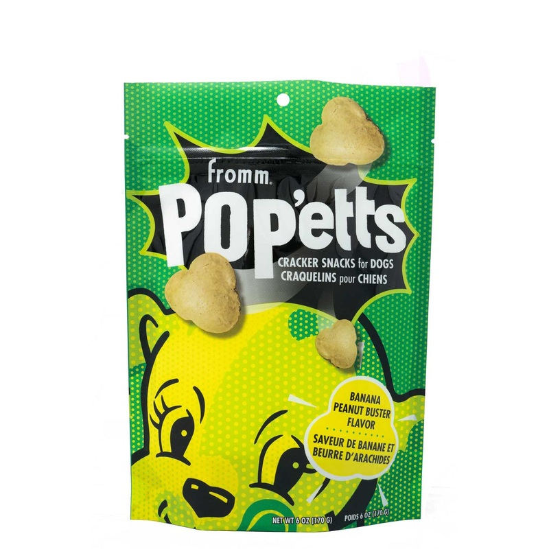 Fromm Pop'etts Dog Treats - Banana & Peanut Butter - 6oz Pouch