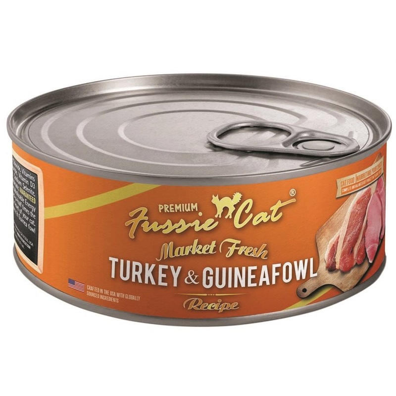 Fussie Cat Premium Market Fresh Wet Cat Food - Market Fresh Can Turkey & Guineafowl Cat Food 5.5oz Can