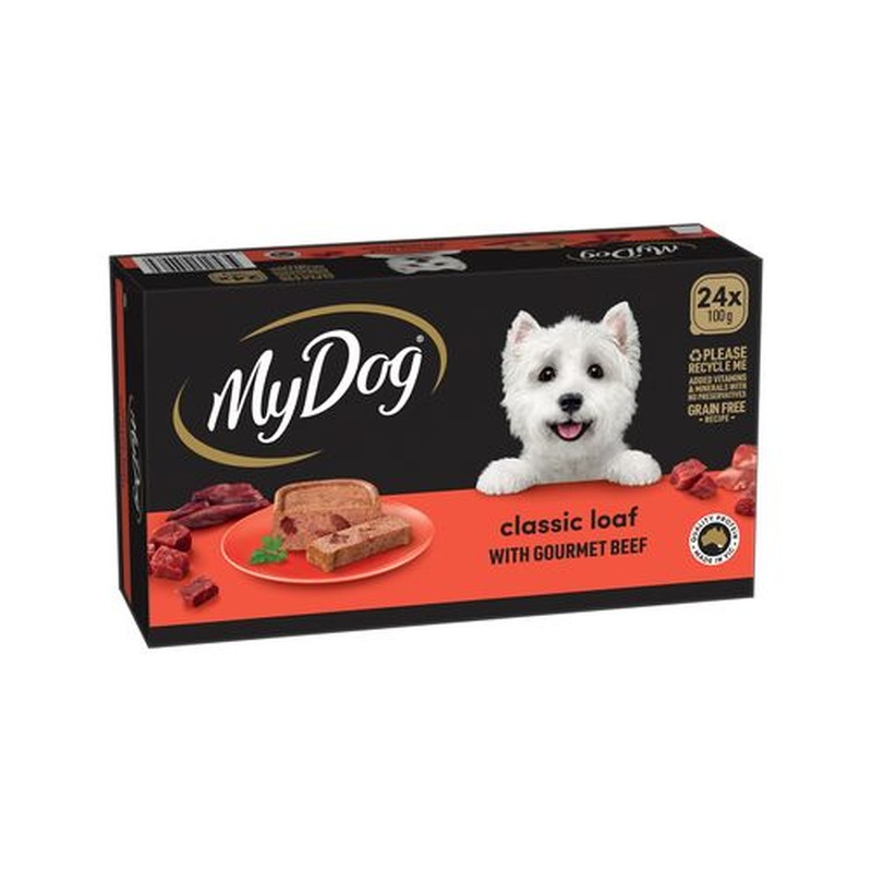 My Dog Wet Dog Food 24x100g Gourmet Beef