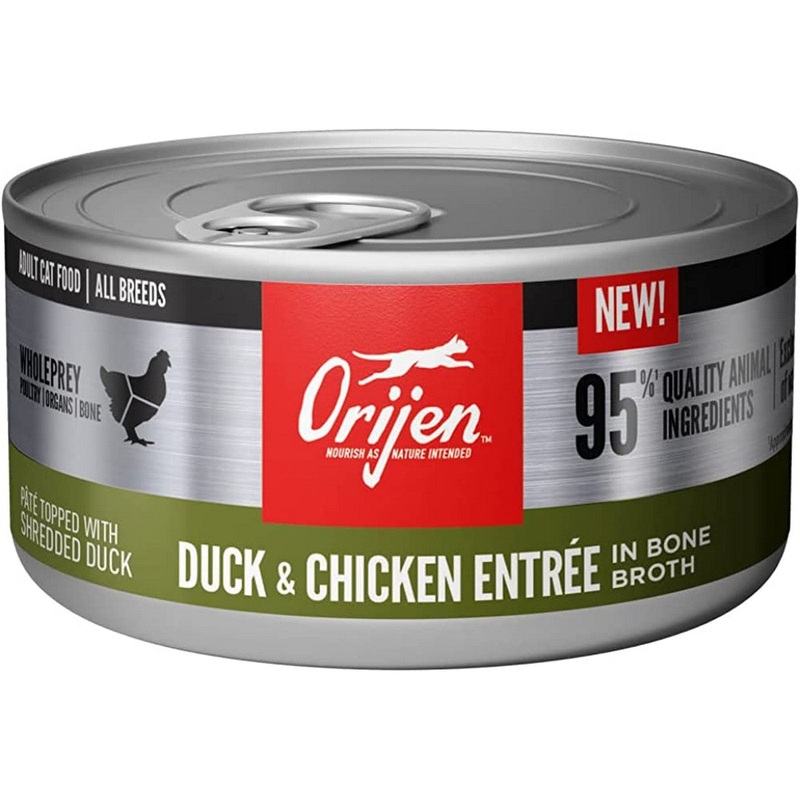 Orijen Duck Chicken Entree Canned Cat Food 3oz