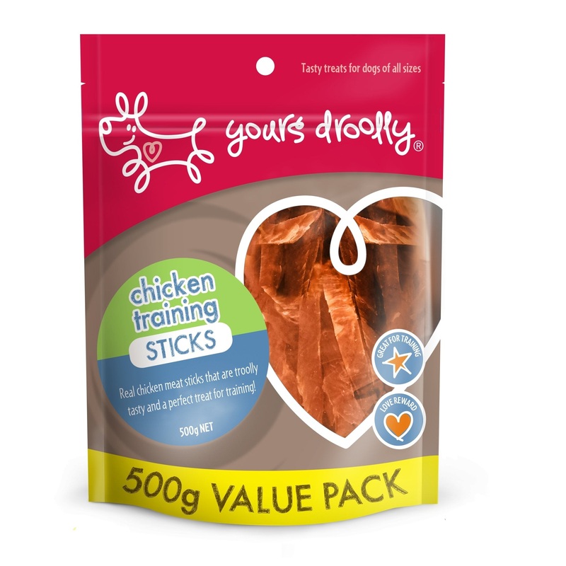 Yours Droolly Chicken Training Sticks 500g