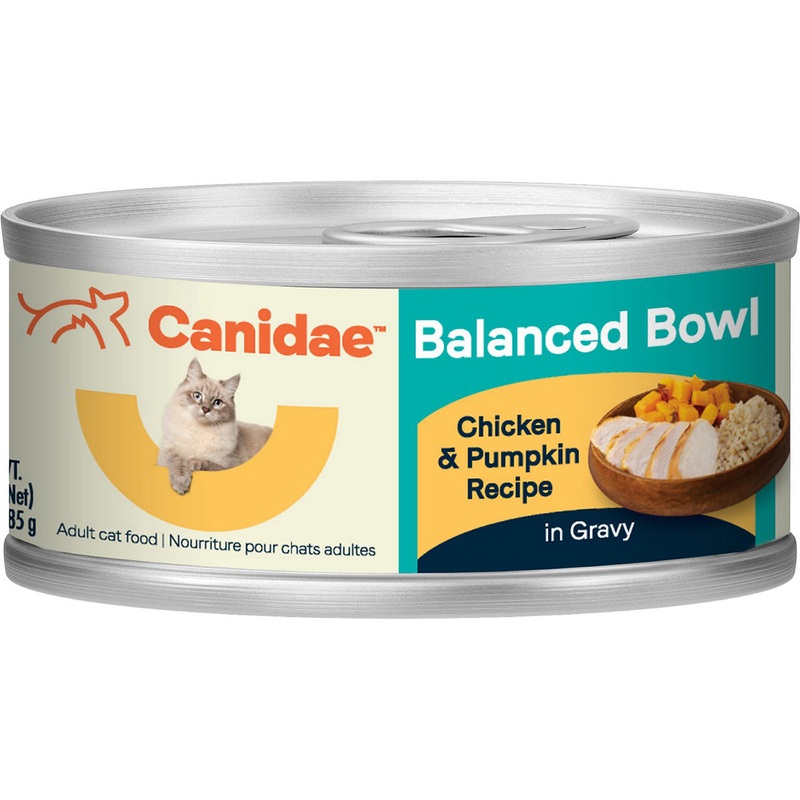 Canidae Balanced Bowl Wet Cat Food - Salmon & Sweet Potato in Gravy - 3oz Can