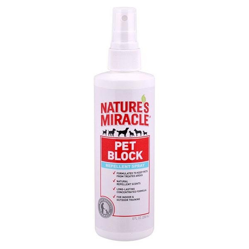 Natures Miracle Pet Block Repellent Spray For Cats 236ml