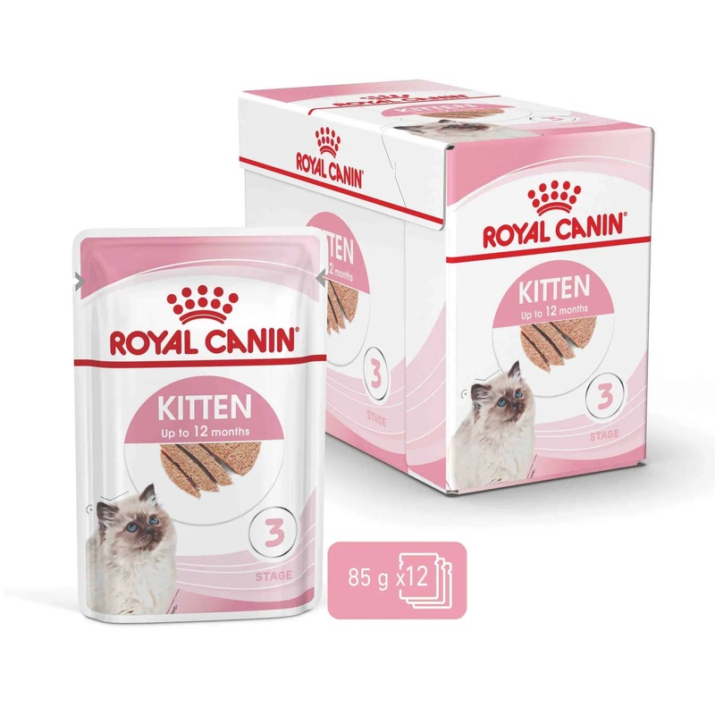 Royal Canin Wet Cat Food Kitten Loaf 12x85g