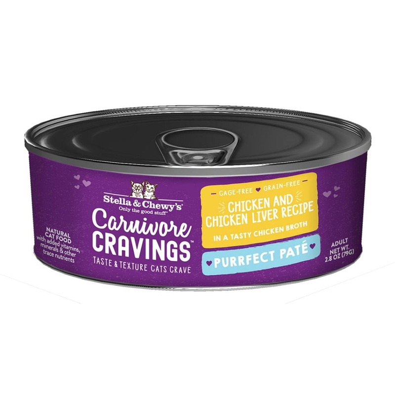 Stella & Chewy's Carnivore Cravings Purrfect Pate Wet Cat Food - Chicken & Chicken Liver - 2.8oz Can