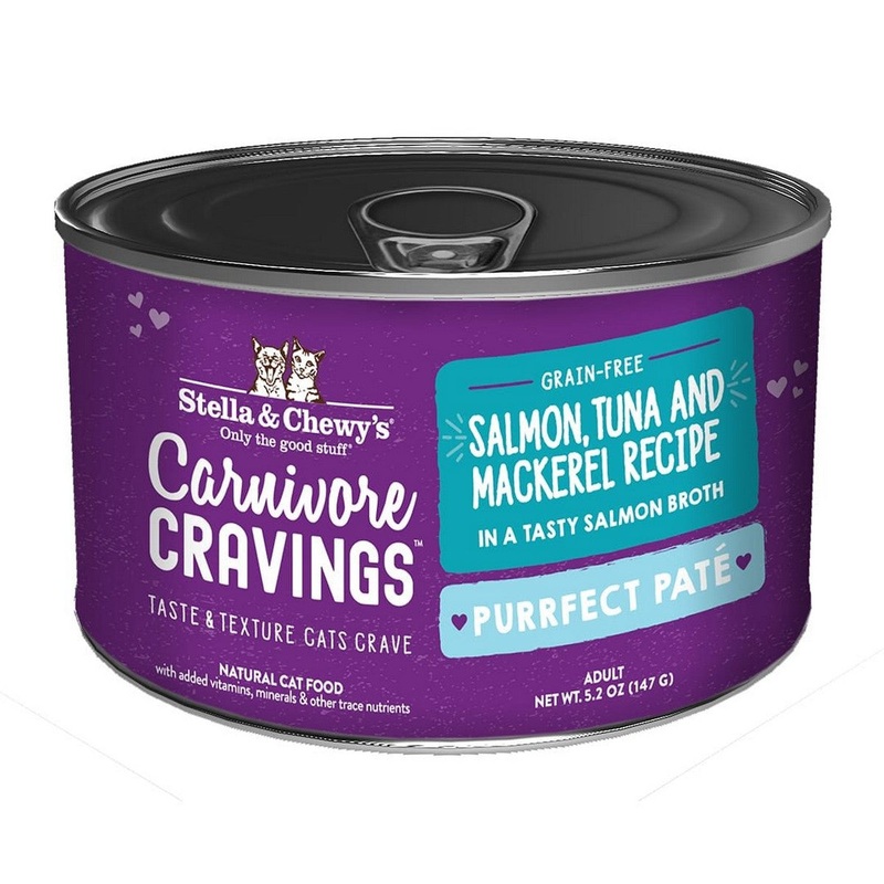 Stella & Chewy's Carnivore Cravings Purrfect Pate Wet Cat Food - Salmon & Tuna - 5.2oz Can